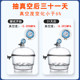Plastic vacuum dryer 150mm 250mm 300mm 400mm double pumping valve with pressure gauge laboratory decompression dryer drying dish moisture-proof cylinder vacuum experiment PC polycarbonate