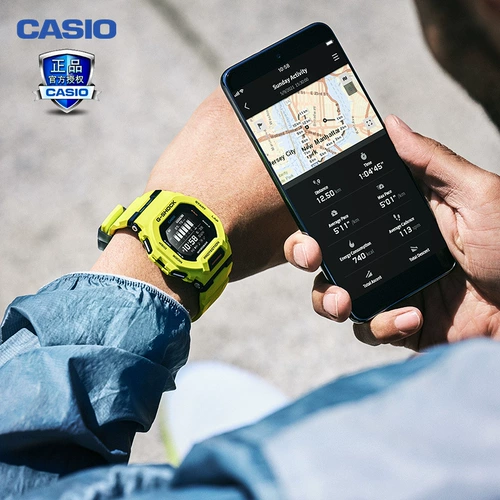 卡西欧 Смотреть официальный веб-сайт Men's New Product G-Shock Иногда Smart Fashion Sports Waterpronation Quartet GBD-200