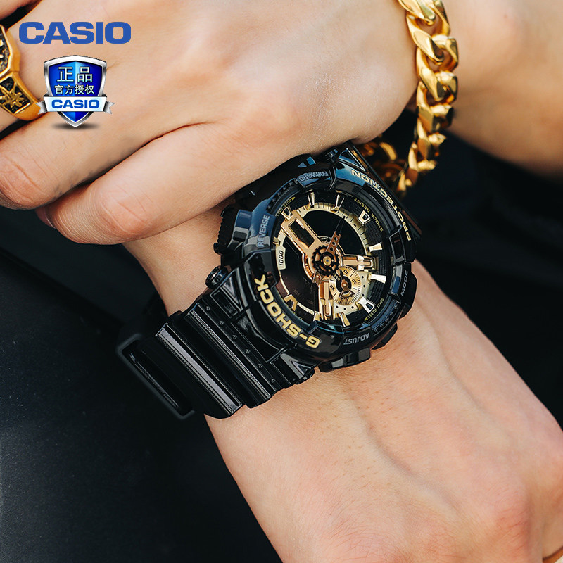 卡西欧手表男士GSHOCK官方黑暗之心悟空黑金限量非机械运动GA-110 卡西欧手表男士GSHOCK官方黑暗之心悟空黑金限量非机械运动GA-110