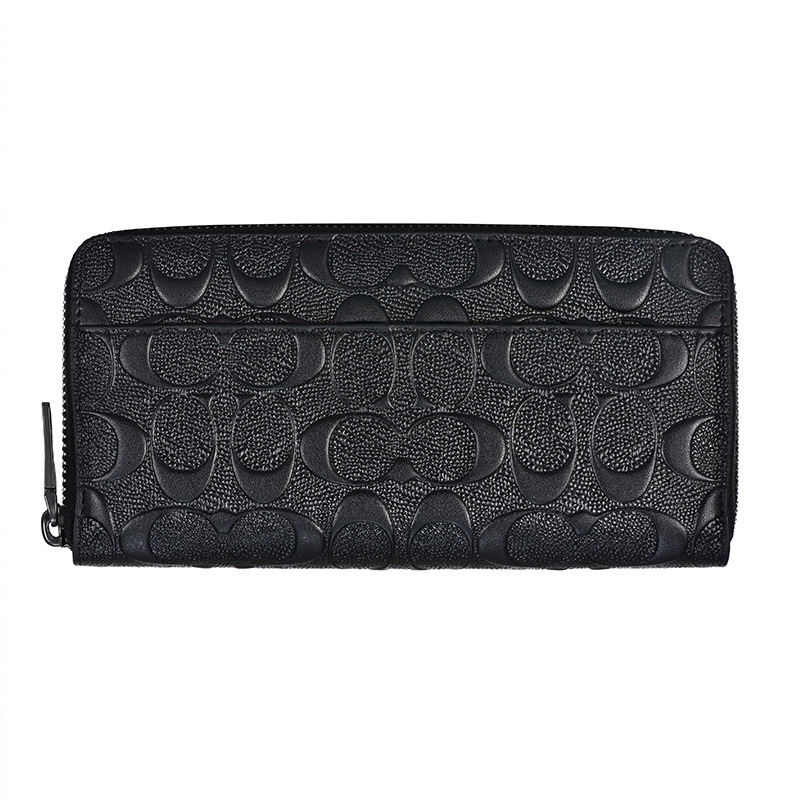 coach /蔻驰浮雕长款男士男钱包 EUROSPIN海外钱包