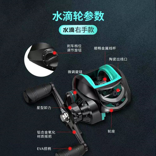 光威适用全套路亚竿套装新手碳素远投海竿抛竿鱼竿水滴轮纺车轮新 - 图2