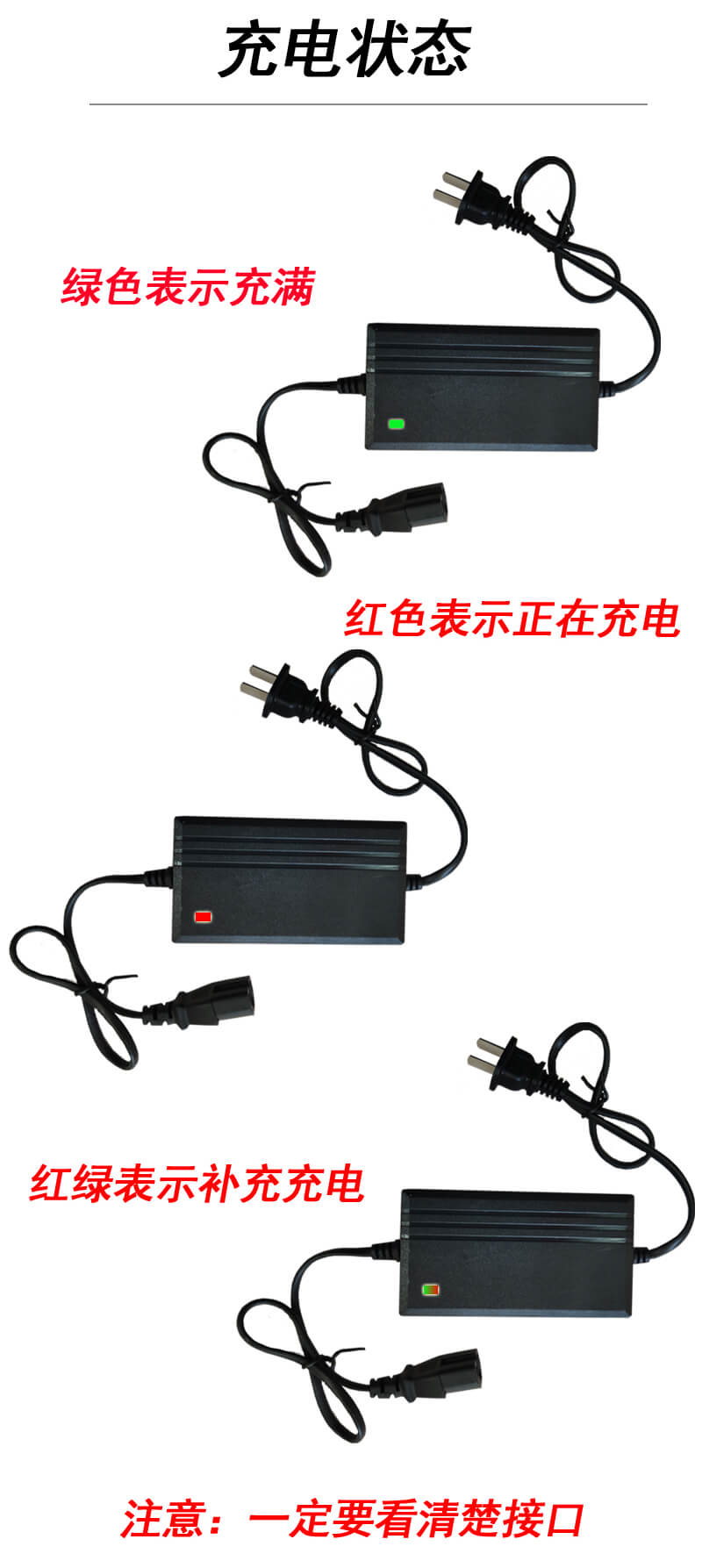 农用电动喷雾器充电器12v通用智能12V8AH12AH20AH电瓶夹子充电器 - 图2