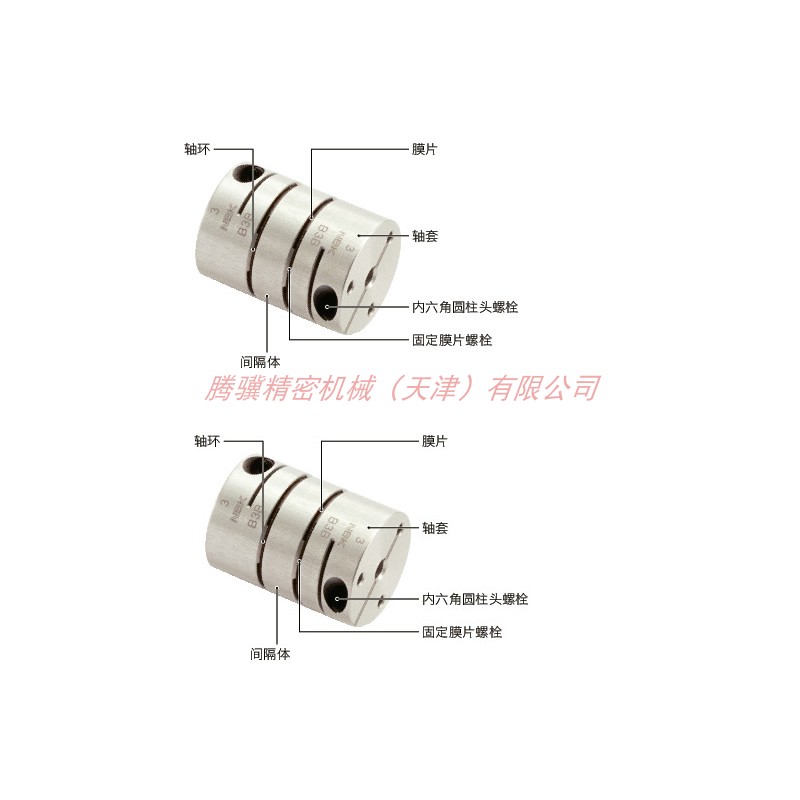 DBM61-D27-d6-e14怡合达联轴器高刚性高扭矩伺服膜片联轴器-图1