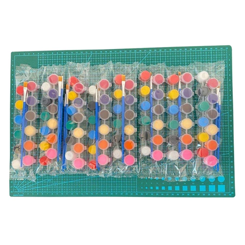 Пигментированный акрил, детский комплект для начинающих, оптовые продажи, 3 мл, 12 цветов, ручная роспись