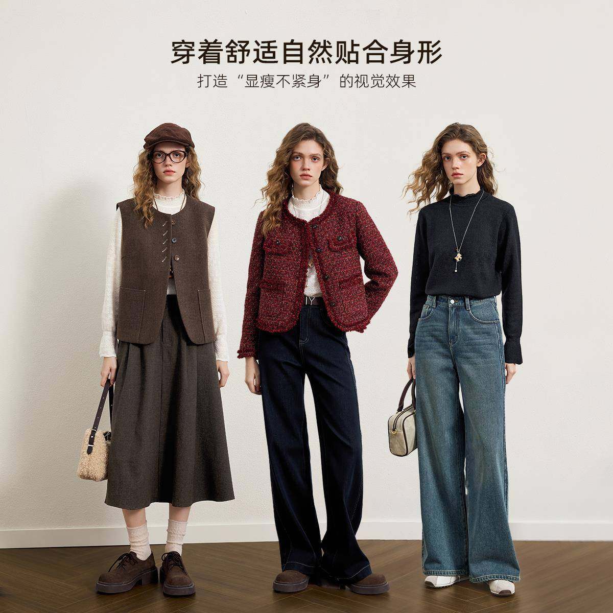 [博主同款]KBNE法式木耳边针织衫女2026春新款蕾丝打底衫内搭上衣,淘宝优惠券,粉丝福利购,淘宝优惠卷