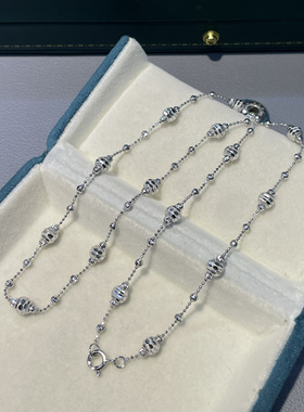 S925银闪珠满天星项链 个性百搭小众锁骨链