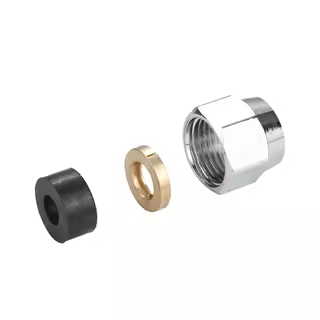 燃气管接头天然气波纹管不锈钢螺口铜接头可拆卸螺母3分4分6分1寸 - 图3