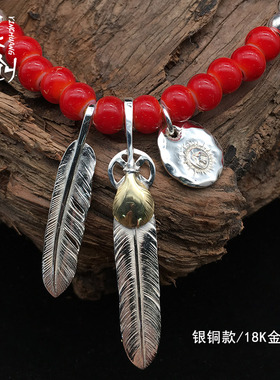 高桥吾郎琉璃珠纯银朱一龙毛衣链