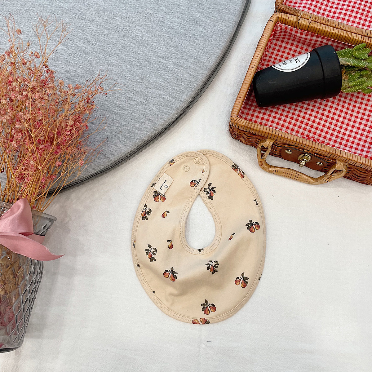 夏装新品婴童装宝宝休闲百搭口水巾婴儿可爱围嘴吸水围兜