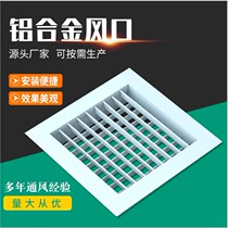 Custom central air conditioning air outlet shutter grid aluminium alloy single double layer adjustable active shutter vent