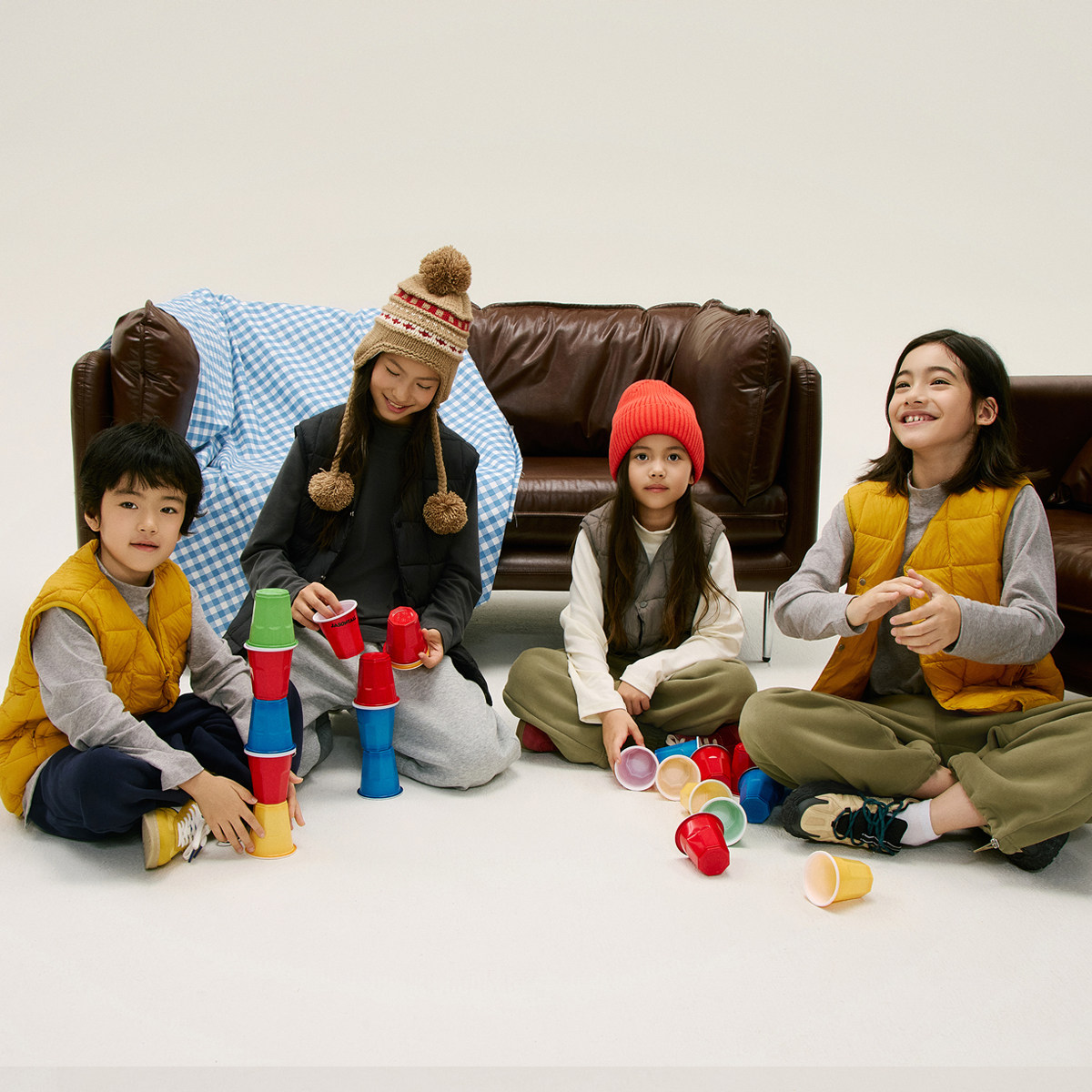 冬季保暖厚实棉马甲三色内搭男女童装儿童无袖上衣背心外套棉内胆,淘宝优惠券,粉丝福利购,淘宝优惠卷