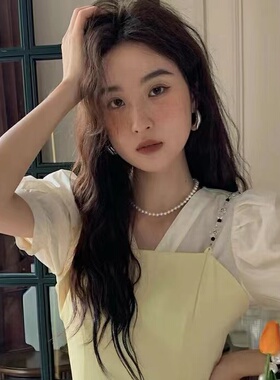 优雅法式单层珍珠项链气质