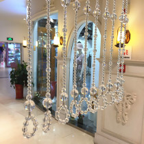 Rings Hook hook Show upper wall Hanging Shop Furnishing props hanger Beads Chain Crystal Rings Clothing Shop