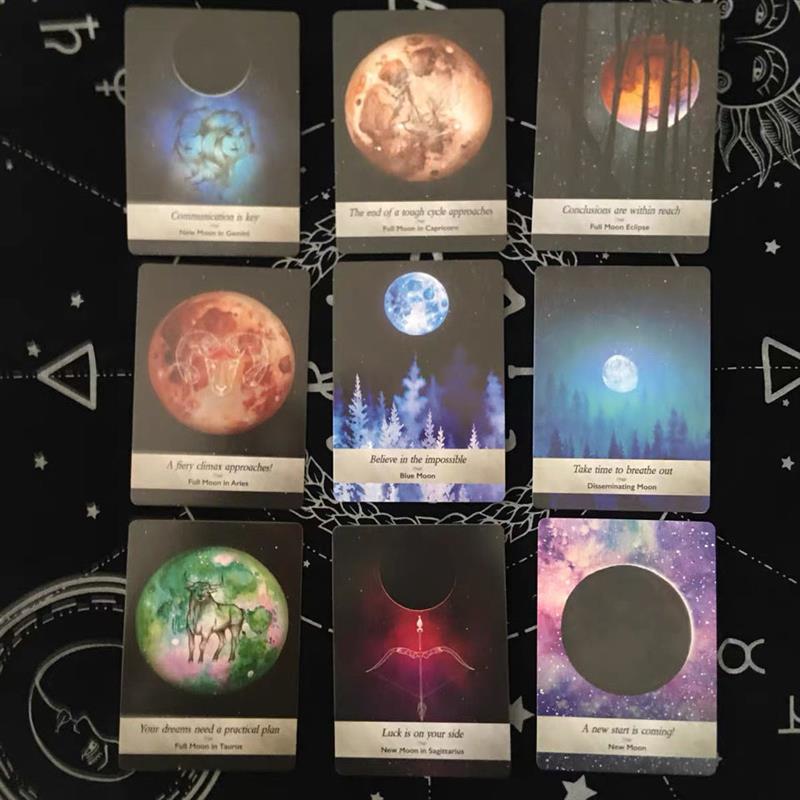 月相神谕卡中文翻译Moonology Oracle Cards 英文神谕卡卓文卡牌 - 图1