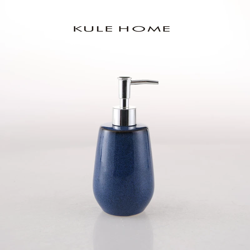 Керамическая бутылка для лосьона Kule Home, пресс-бандаж для ванны, креативная, простая детергенция, разделённая бутылка унитаз
