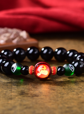 秘术吉阁属蛇辅祥吉瑞手链生肖蛇吉祥物转运珠手串