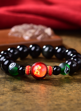 秘术吉阁属兔辅祥吉瑞手链生肖兔吉祥物饰品男女转运珠手链