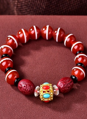 秘术吉祥阁狗兔赴祥吉瑞手串2026年生肖属兔狗六合转运珠男女手链