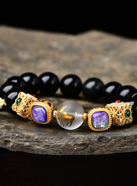 白羊座幸运物守护石饰品男女手串