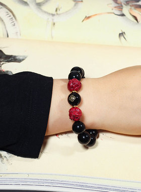 2026年属鼠子丑六合转运珠千手观音朱砂牛鼠赴吉瑞手串手链男女