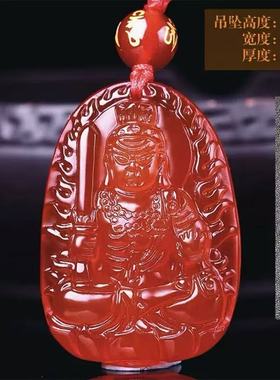 2026年红玛瑙本命年吊坠本命佛本命年十二生肖守护神转运珠项链