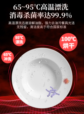 优厨派商用通道式洗碗机餐厅饭店学校厨房食设备堂烘干洗消一体机