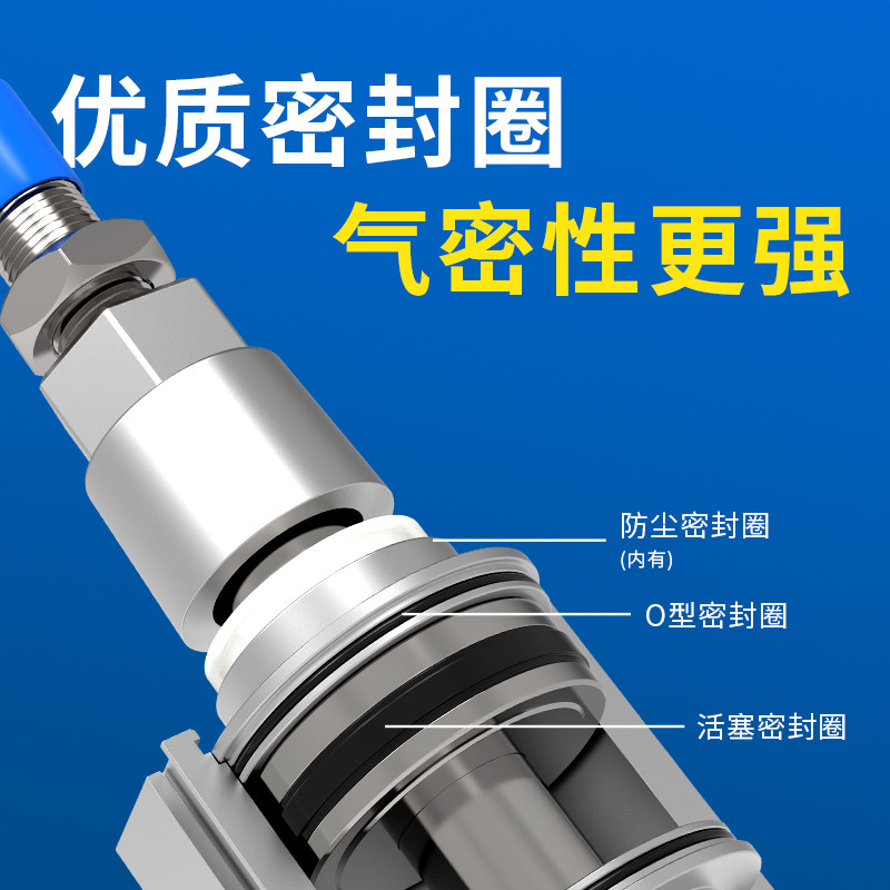 TPM朝日TSDAJ可调行程薄型气缸20/25/32/40/50/63X10X20X30-20/50,淘宝优惠券,粉丝福利购,淘宝优惠卷