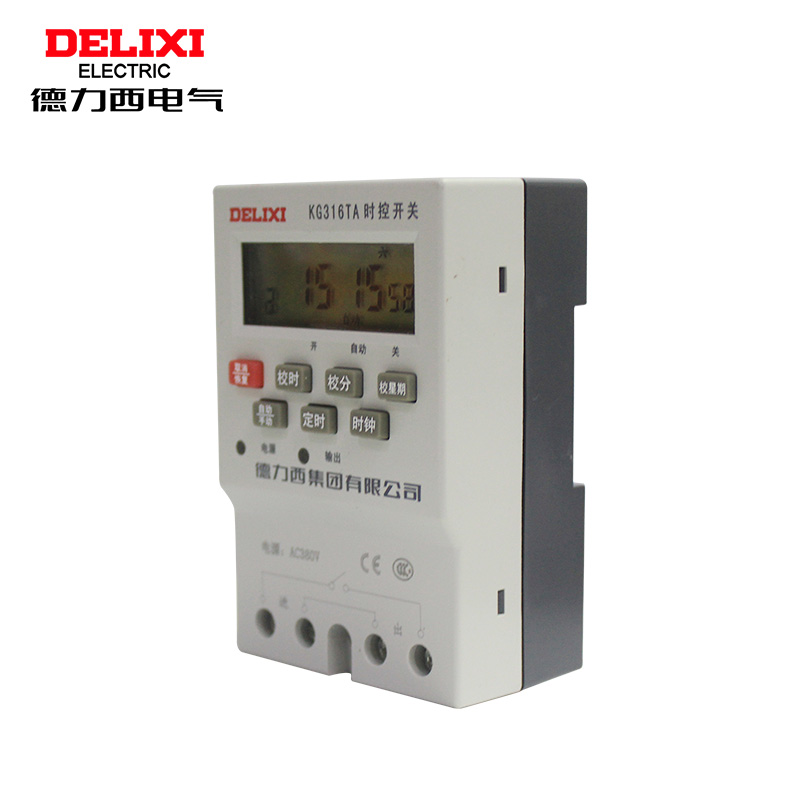德力西KG316TA微电脑时控开关路灯定时器开关时间控制器220V 380V-图3