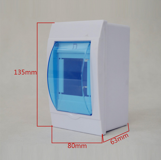 全塑2/3位2P3P强电箱配电箱2/3回路照明箱配电盒空开盒开关盒 - 图0