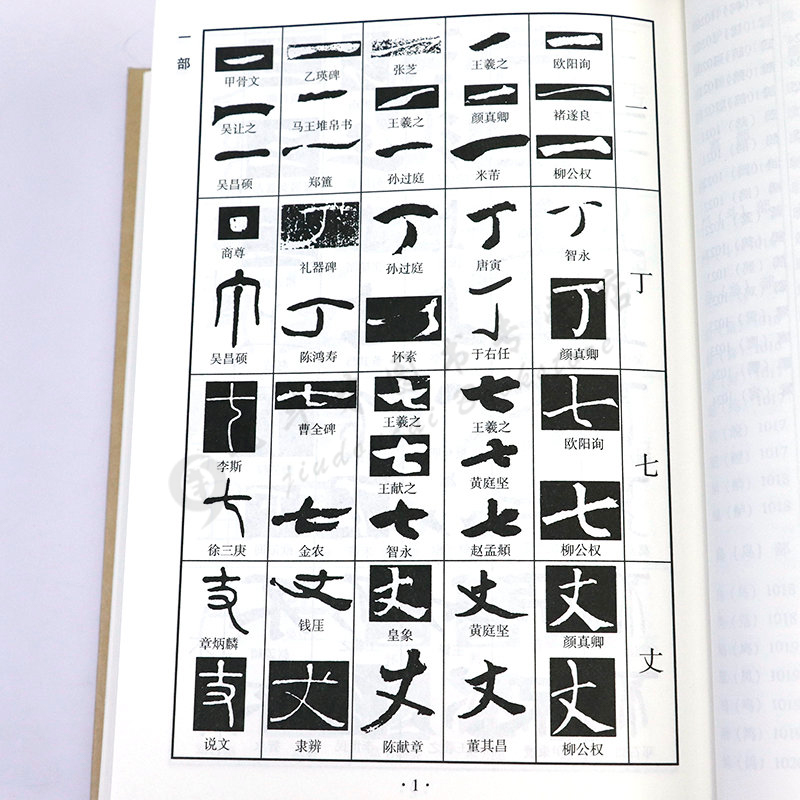 正版1000余页五体书法字典行草楷书隶书篆书中国毛笔字常用字海赵孟頫颜真卿曹全碑王羲之欧阳询书画家临摹鉴赏笔画索引一本通大全