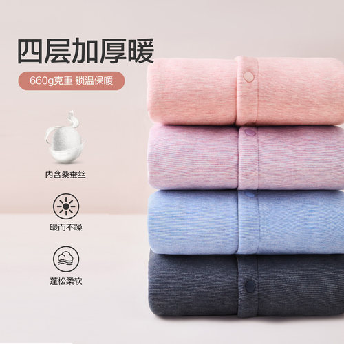 红豆居家儿童校服神器四层超加厚保暖内衣上衣棉袄棉裤童冬季内搭 - 图1