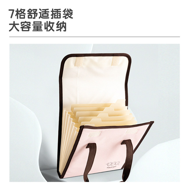 Deli Organ Pack Student Large Capacity Test Paper Storage Bag