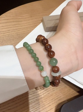 乌兰海无黑点碧玉手串