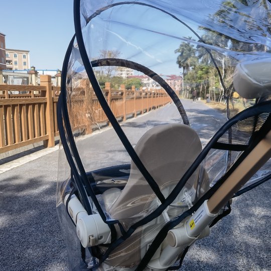 Amorhome遛娃神器雨罩扶手皮套AM溜娃防蚊帐挡风保暖婴儿车配件