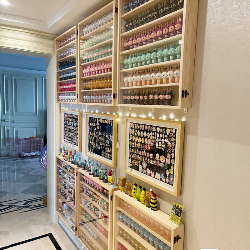 盲盒收纳展示架手办娃娃架子透明摆柜亚克力泡泡玛特展示盒挂墙,淘宝优惠券,粉丝福利购,淘宝优惠卷