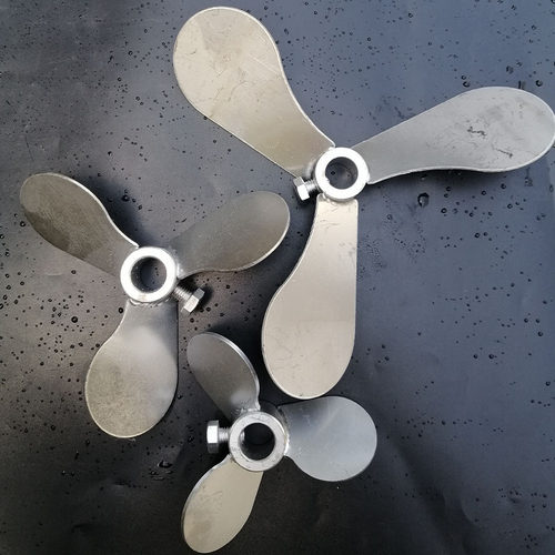 【优质】不锈钢桨叶 立式加药搅拌机器螺旋叶片 三叶式搅拌轴桨片 - 图3