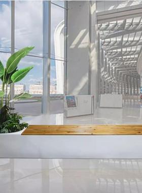 氧化镁玻璃钢座椅家居商场坐凳