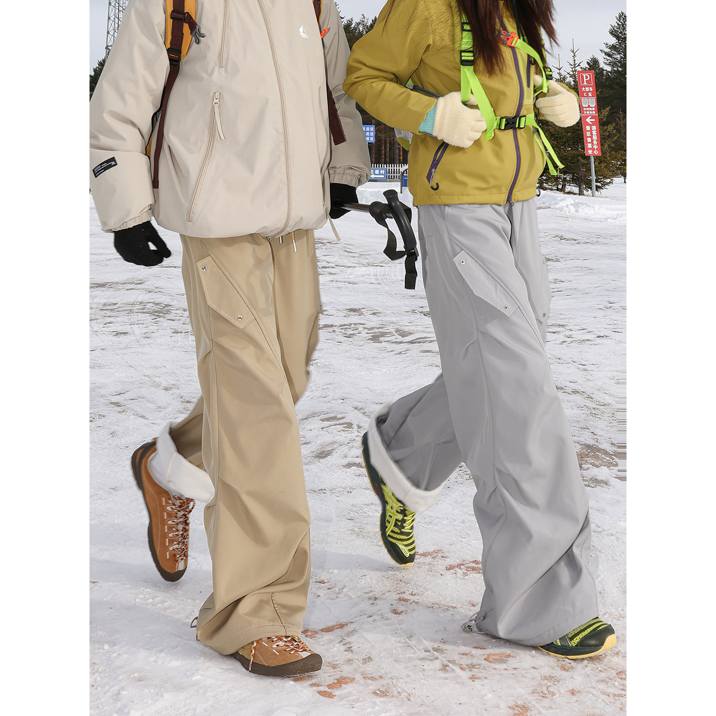 MANYSTON美式潮牌户外工装休闲棉裤男款冬季加绒保暖直筒冲锋裤子,淘宝优惠券,粉丝福利购,淘宝优惠卷