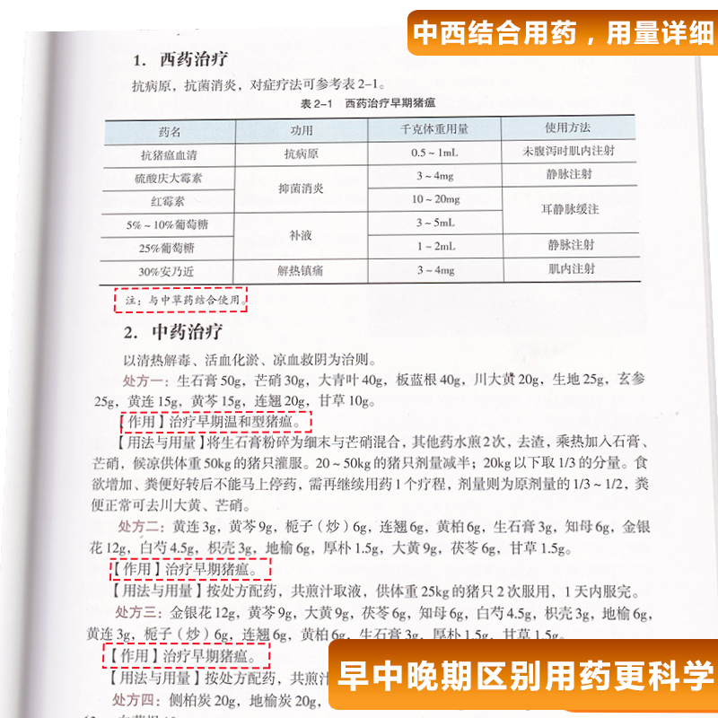 猪病诊治图谱 高清彩图猪病快速诊断与防治 猪病大全 猪病诊治与用药 养猪书籍 养猪大全 猪病学猪病书 养猪技术书籍大全 养猪手册 - 图3