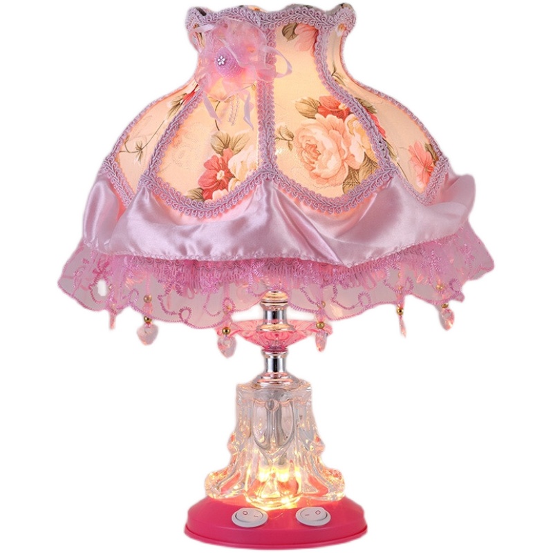 【工厂直销】欧式台灯卧室床头灯法式田园儿童暖光可爱床头小台灯 - 图3