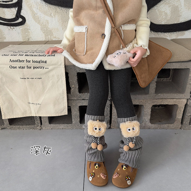 女童打底裤套袜一体加绒加厚秋冬季保暖宝宝高腰堆堆九分儿童裤袜,淘宝优惠券,粉丝福利购,淘宝优惠卷