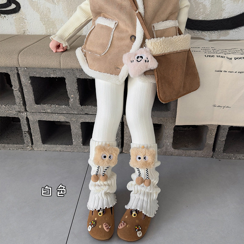 女童打底裤套袜一体加绒加厚秋冬季保暖宝宝高腰堆堆九分儿童裤袜,淘宝优惠券,粉丝福利购,淘宝优惠卷