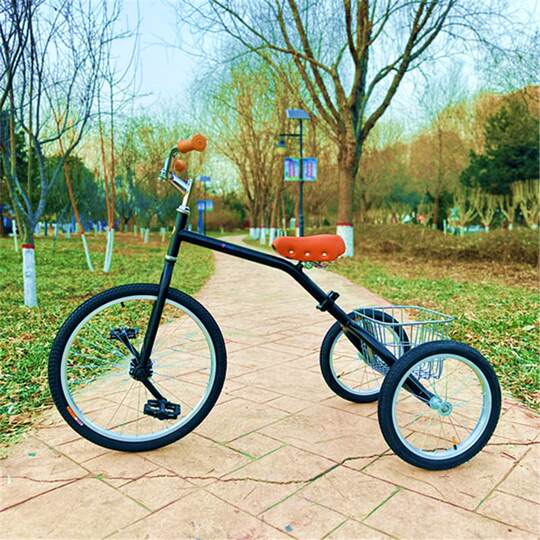 Original Colorful Three-Wheeled Bicycle Lightweight Folding Adult