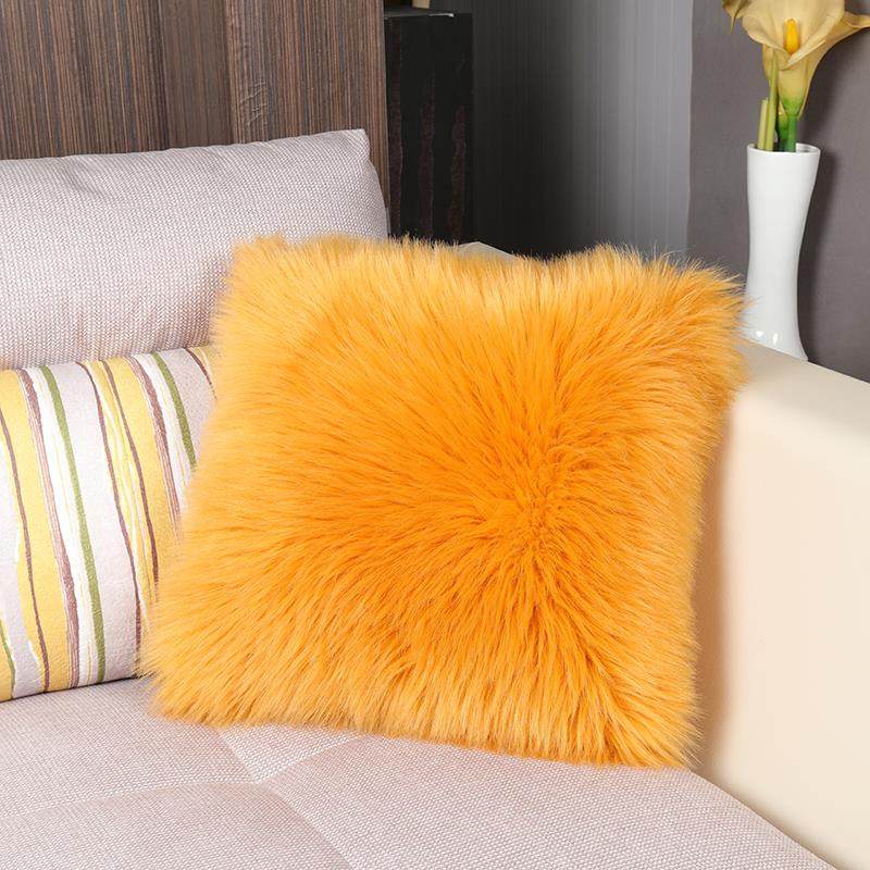 可爱纯色羊毛抱枕汽车靠枕爱心形沙发腰垫毛绒靠垫女生日礼物抱枕,淘宝优惠券,粉丝福利购,淘宝优惠卷