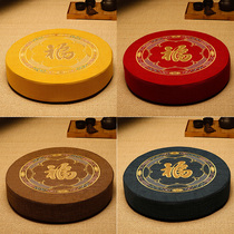 Ptya Coconut Palm Brown Cushion Zen Meditation Mat Buddha Home Ground Sit-in Kneeling Round of Round Drum Stool Home Removable Washable Cushion