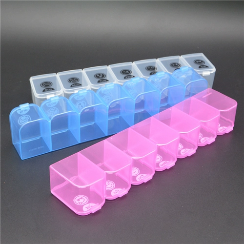 Большая банка для хранения, тара, коробка для хранения, аксессуар, 7 ячеек