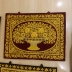 Ả Rập Dubai Golden Silk Gem Tapestry Fortune Tree Tapestry Phiên bản ngang Phong thủy Jubao Chai - Tapestry