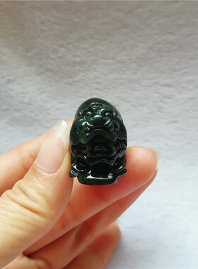 正品天然南阳独山玉貔貅吊坠