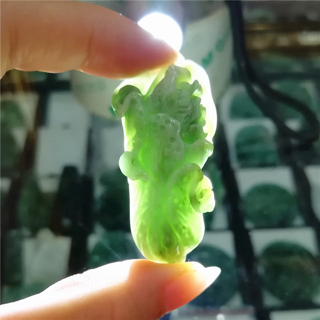 Collection of natural jade, Dushan Jade pendant, Nanyang jade, Dushan jade, cabbage pendant, hundred wealth jade pendant, life wealth jade pendant