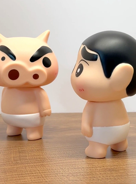 蜡笔小新汽车摆件可爱小新